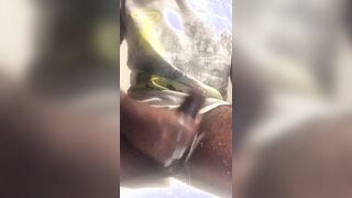 White pearly BIG BLACK COCK Jizm Compilation
