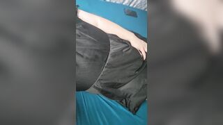 Maid femboy fapping their meaty bone