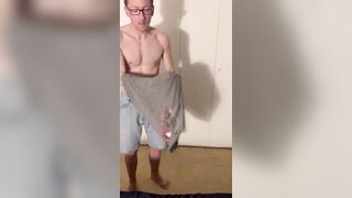 Disrobing and Toying with my slot