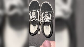 Cum-shot into holey campers