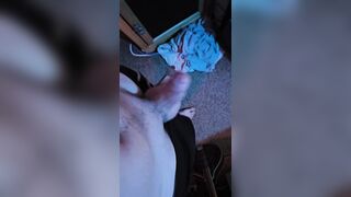 Dark Jizz shot On The Floor
