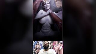 Jaw-dropping Shaven Cootchie Huge Melon Devil Gets Gonzo Snatch Nailed Missionary Fashion