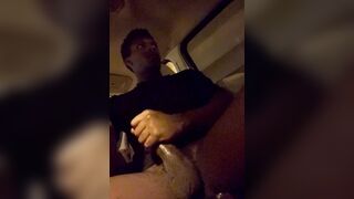 Homeless guy drains his shaft the excellent way