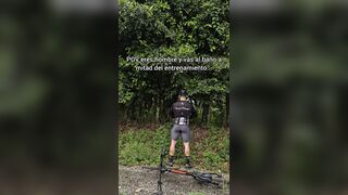 Los Hombres cuando entran al baño a mitad del entrenamiento
