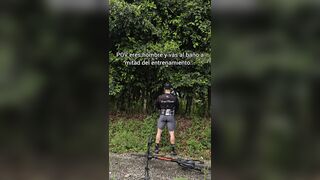 Los Hombres cuando entran al baño a mitad del entrenamiento