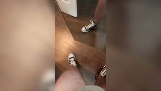 Hitachi helps me jism in the mirror