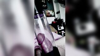 pumping my lil monster