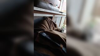 Yam-sized milky rock hard rod wanking