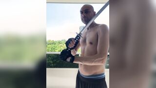 My sword have fun.
