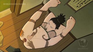 Shikamaru gets pulverized by his shadow Naruto[Anime Homo Anime porn Yaoi]