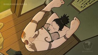 Shikamaru gets pulverized by his shadow Naruto[Anime Homo Anime porn Yaoi]