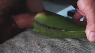milking off with aloe vera ultil i nut sack a large stream