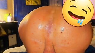 Molten femboys donk leaking jism after parent creampies him