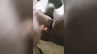 BIG BLACK COCK makes my rump Splooge