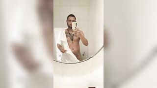 getting out of the douche