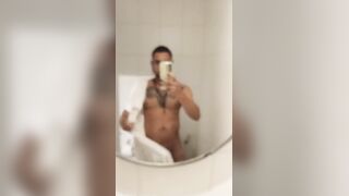 getting out of the douche