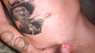 Uncircumcised Jayden Bellows and Spunks