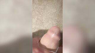 POST NUTS STROKING OFF