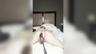 See Billie’s Booty Get Absolutely Wrecked By 14inch Faux-cock Machine