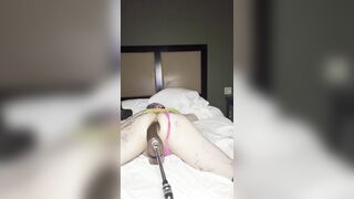 See Billie’s Booty Get Absolutely Wrecked By 14inch Faux-cock Machine
