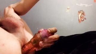 Anal invasion faux-cock in bimale