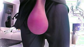 Good-sized Pouch Meat Fetish Fantasize Slowmo Music Mingle Saline Infusion Real Life Hermaphroditism Nut sack