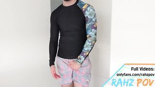 Surf Brutha BOTTOM POINT OF VIEW  Blow & Get Plumbed by ME, Your SUPER-FUCKING-HOT, Salty, Fantasy Surfer TOP