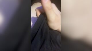 Lad masturbates off in pjs