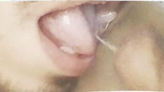 Self inhale/ Munch Own Jizm