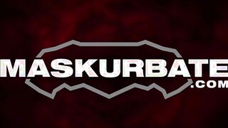 MASKURBATE - Torn Carlos Undresses Bare & Milks Until He Rockets