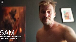 Monstrous beef whistle Parent Proudbator wakes up with a yam-sized pipe