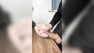 Solo masculine hand-job conversing filthy while jacking my good-sized bone