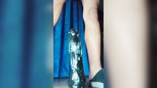 Consolador large para mi chocho con leche