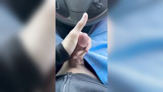 Busting a scrotum while driving