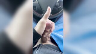 Busting a scrotum while driving
