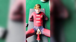 Halloween Costume Youngster supah hero costume play porno compilation