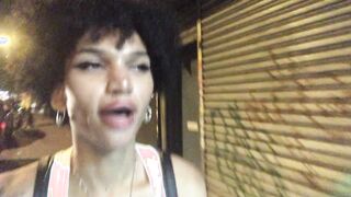 Bambiii Takes Skater For a Rail - nine Inch BWC idolized by Femboy Outdoors