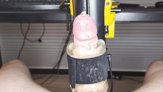 Total Free-for-all Movie - Handsfree Magnum XL Rubber Fleshlight Jerking Sesh - NO GRACE TODAY