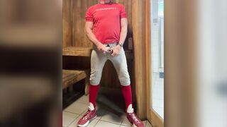 Alpha Jock joy in the sauna with JockDad87 part 8