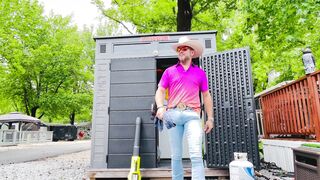 Shafts In The Nasty S2:E9 Pt trio – Suspended Cowboy Packin’ at the Campground in Cock-squeezing Denim - POINT OF VIEW