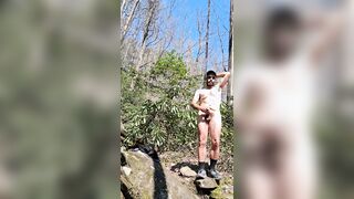 Filthy HikerS Insane Solo Getting off In The Woods