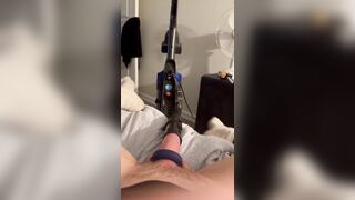 NO ARM, JUST VACUUM AND PINK CIGAR-MUSCLEDTOY DIRECTIVES EVERY PUSH