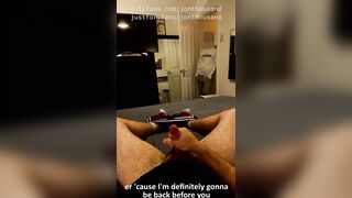 Str8 roomie dont give a shag what he observes