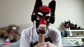 Spandex puppy inhales his condom trouser snake. See the utter on my Fancentro