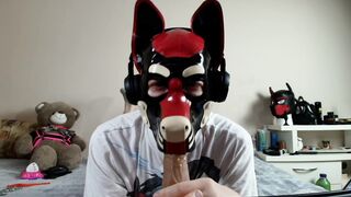 Spandex puppy inhales his condom trouser snake. See the utter on my Fancentro