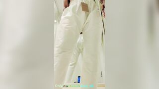 BARE IN PUBLIC, CLITTIE SLEEK WITH UNSHAVED HIPS