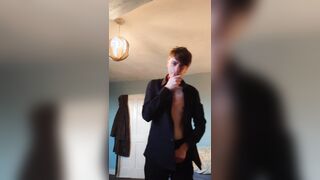 Gooning sesh powerful cum shot and cumeating