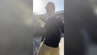 Public Dad Unloads Trunk On Balling Mitts