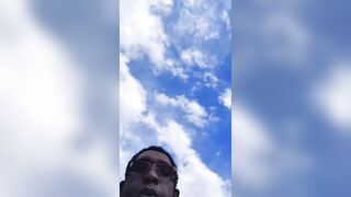 Outside