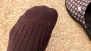Earl Sneer Dark Dark-skinned Ribbed Socks Fetish - Apartment Solo